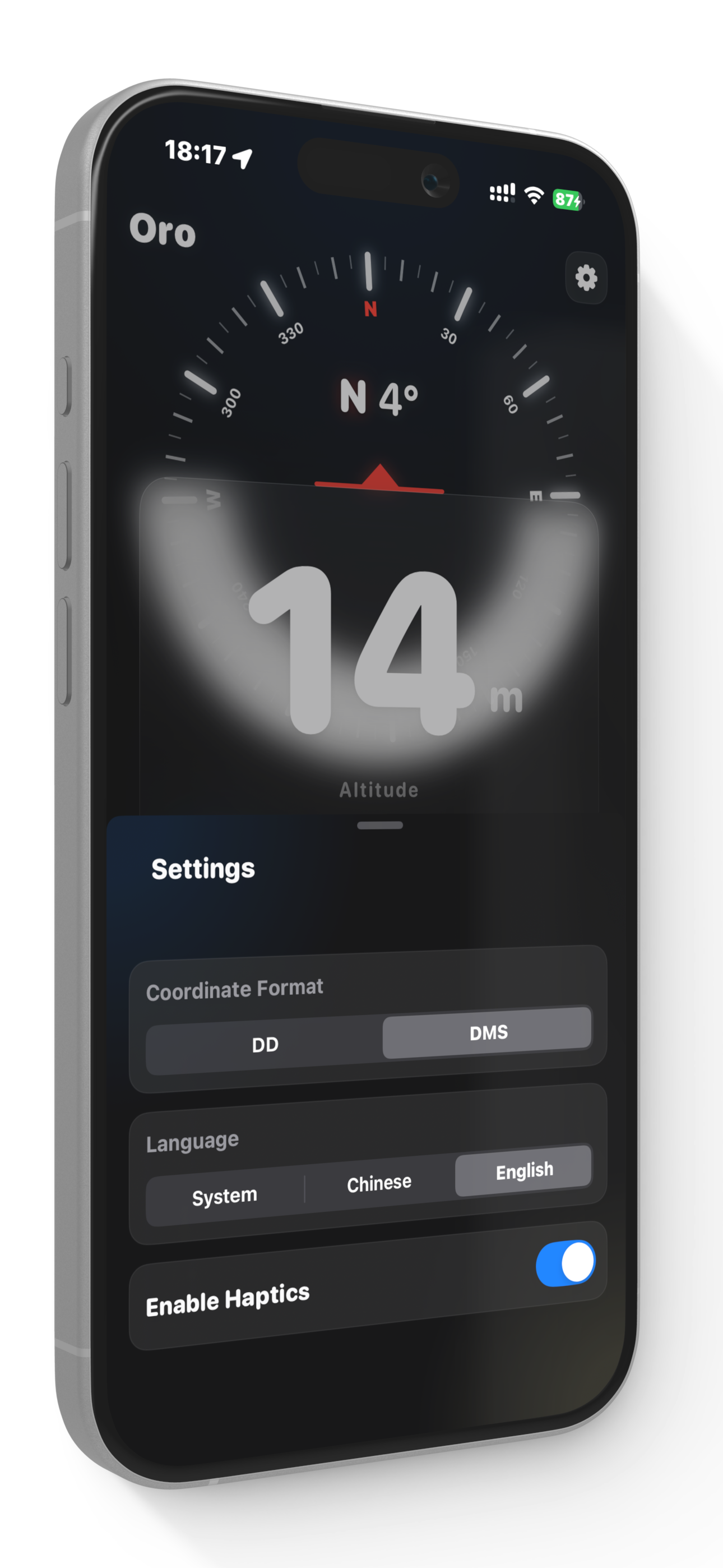 Oro 界面示意图 234